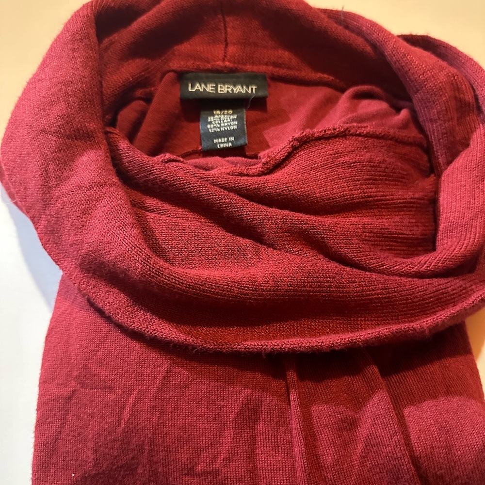 Plus Size Cow Neck Sweater - Picture 5 of 5